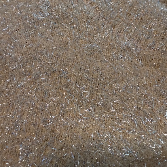 WHBM Metallic Tinsel Trim Sweater NWT - Picture 9 of 9